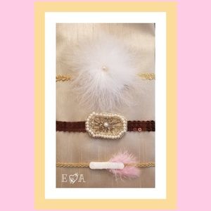 Handmade Newborn Tiebacks